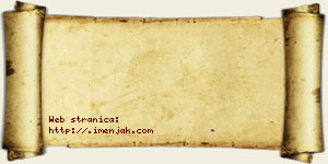 Anđelija Vilimonović vizit kartica